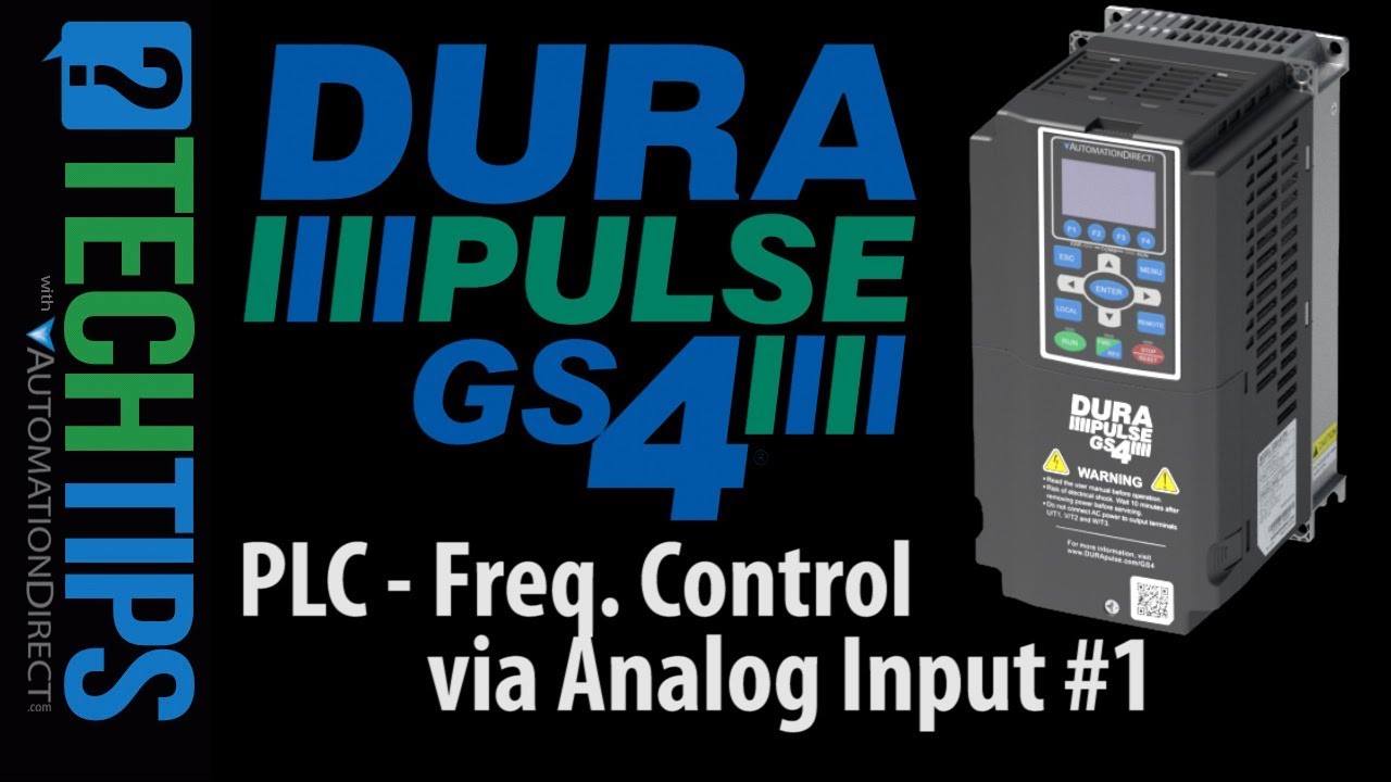 DURApulse GS4 VFD Built-in PLC & Analog from AutomationDirect