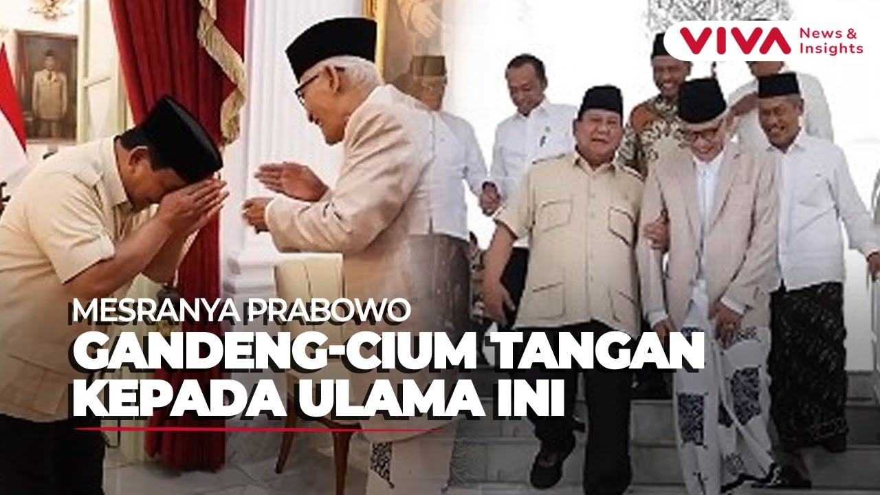 Momen Prabowo Cium Tangan hingga Mengantarkan Pulang Ulama Ini