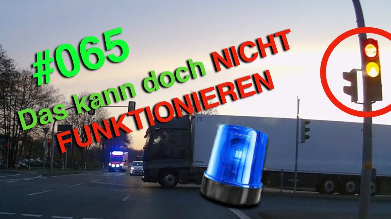 NEDK - Folge 065 - Rettungsdienst übersehen, Vorfahrt nehmen, dreistes Wenden auf der Kreuzung
