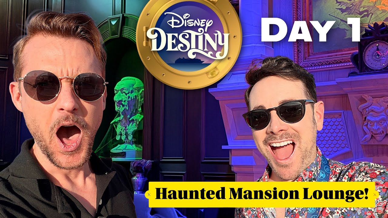 День 1 в отеле Disney Destiny: Зал «Особняк с привидениями», номер люкс в башне Destiny и ужин в ...