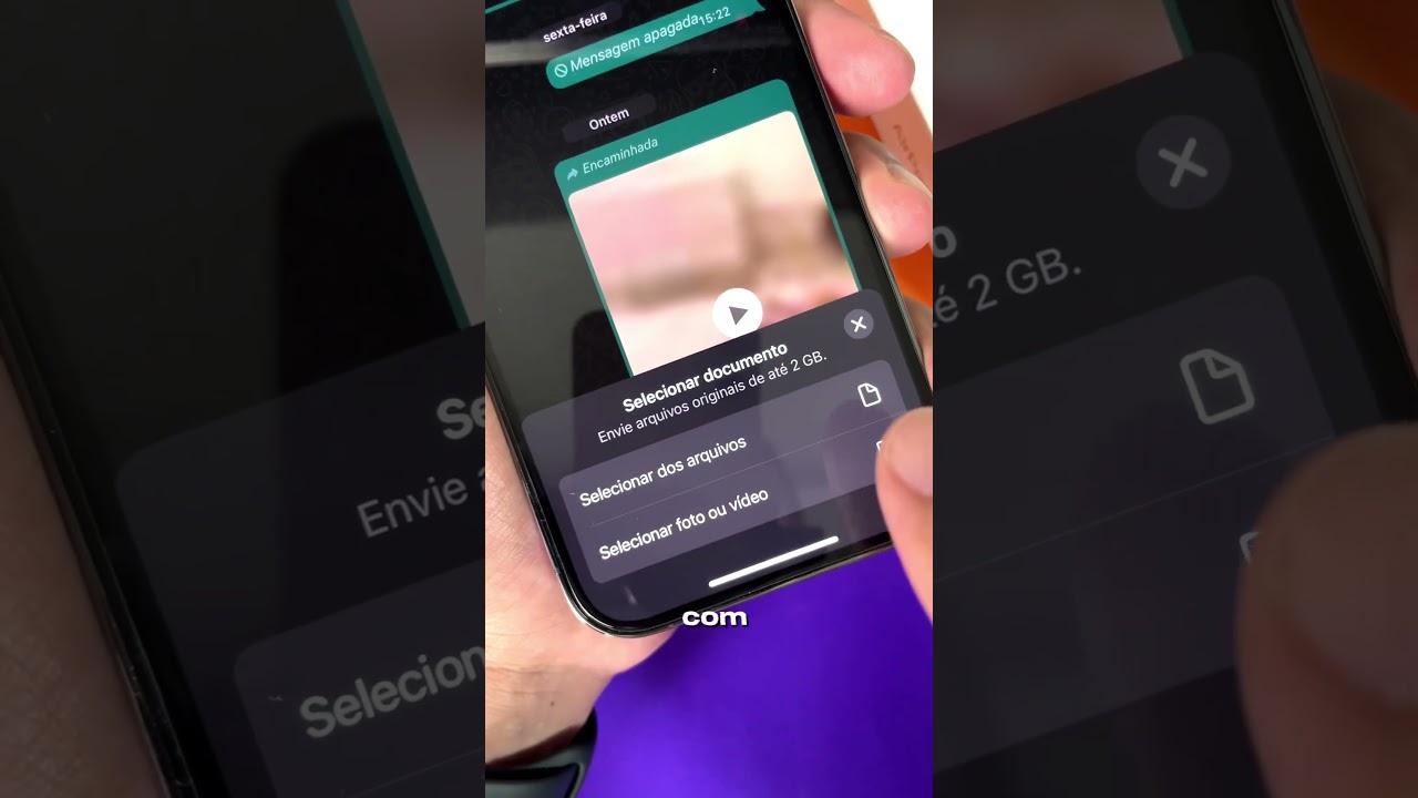 NOVIDADE no WhatsApp!!! 😮 #apple #dicasparaiphone #ios