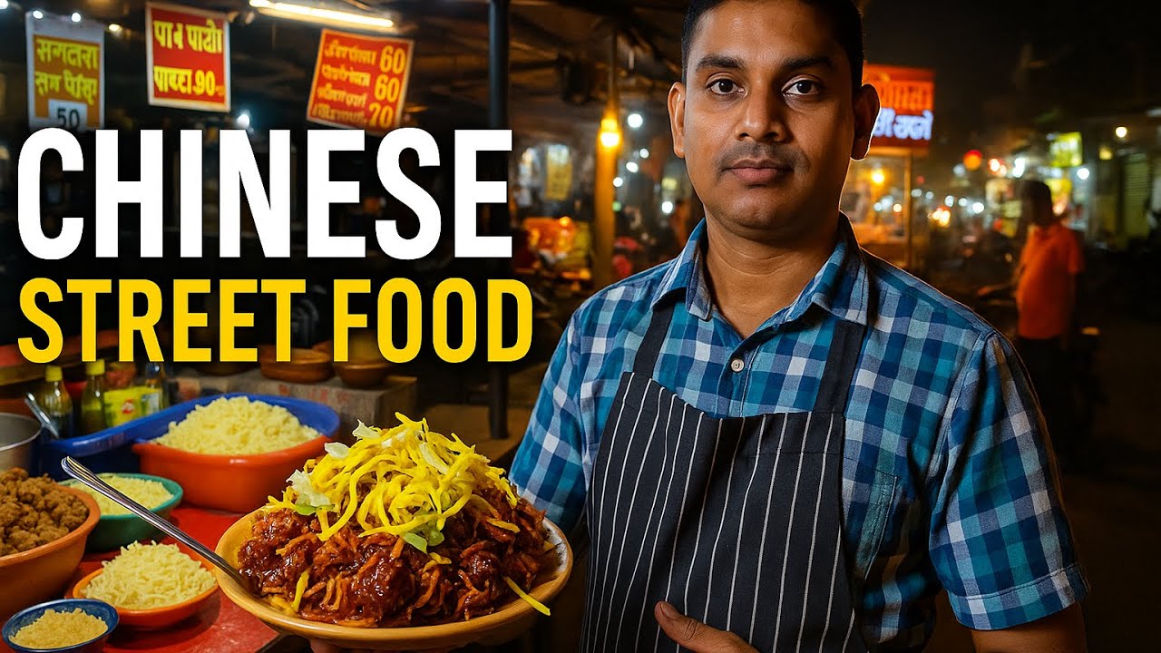 Unbelievable Indian Street Chinese Food 🇮🇳 #viral #indianstreetfood #food #foodie 