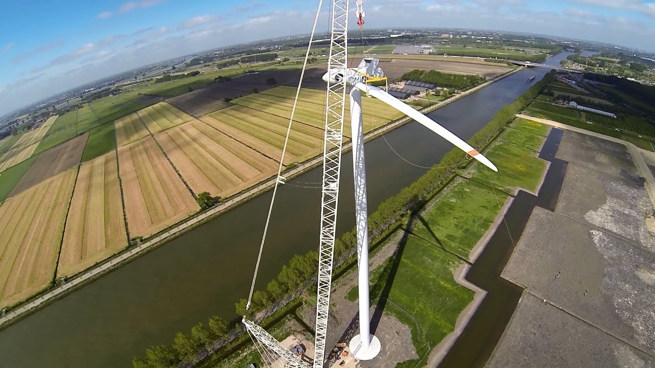 Windmolen Vestas V90 Houten