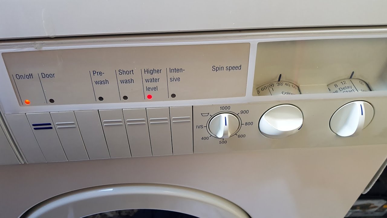 Bosch WFF2000 - Coloureds-Cottons 30° + Higher Water Level