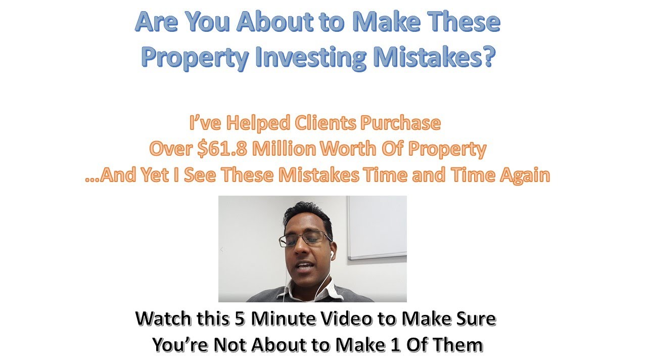 Property Investing Mistakes - Are You About to Make These?