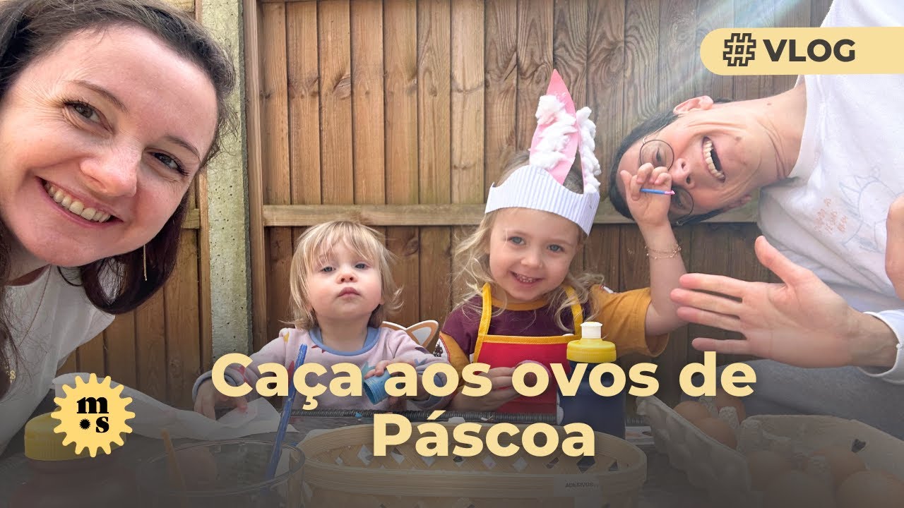 Pintura e caça aos ovos de Páscoa - Vlog