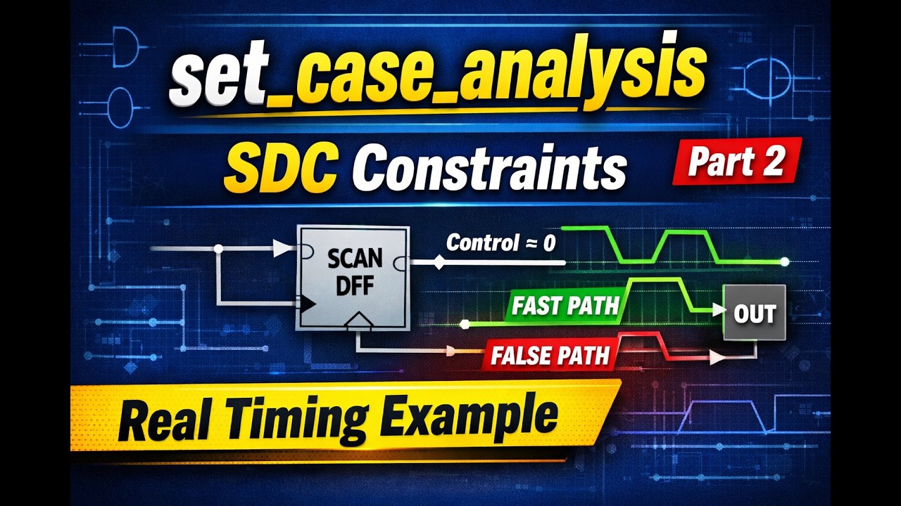 How set_case_analysis Works in Static Timing Analysis (STA) | VLSI Interview Prep | Part 2