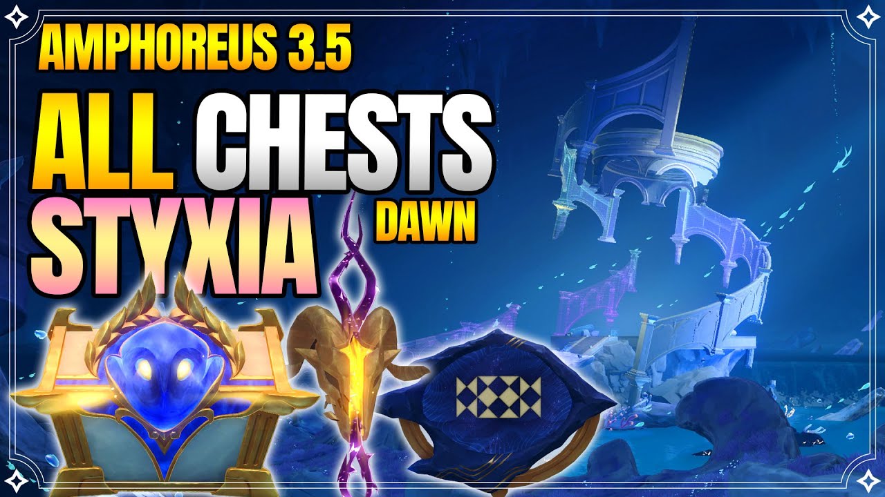 All Treasures in ''Warbling Shores'' Styxia - Amphoreus 3.5 |【Honkai: Star Rail】