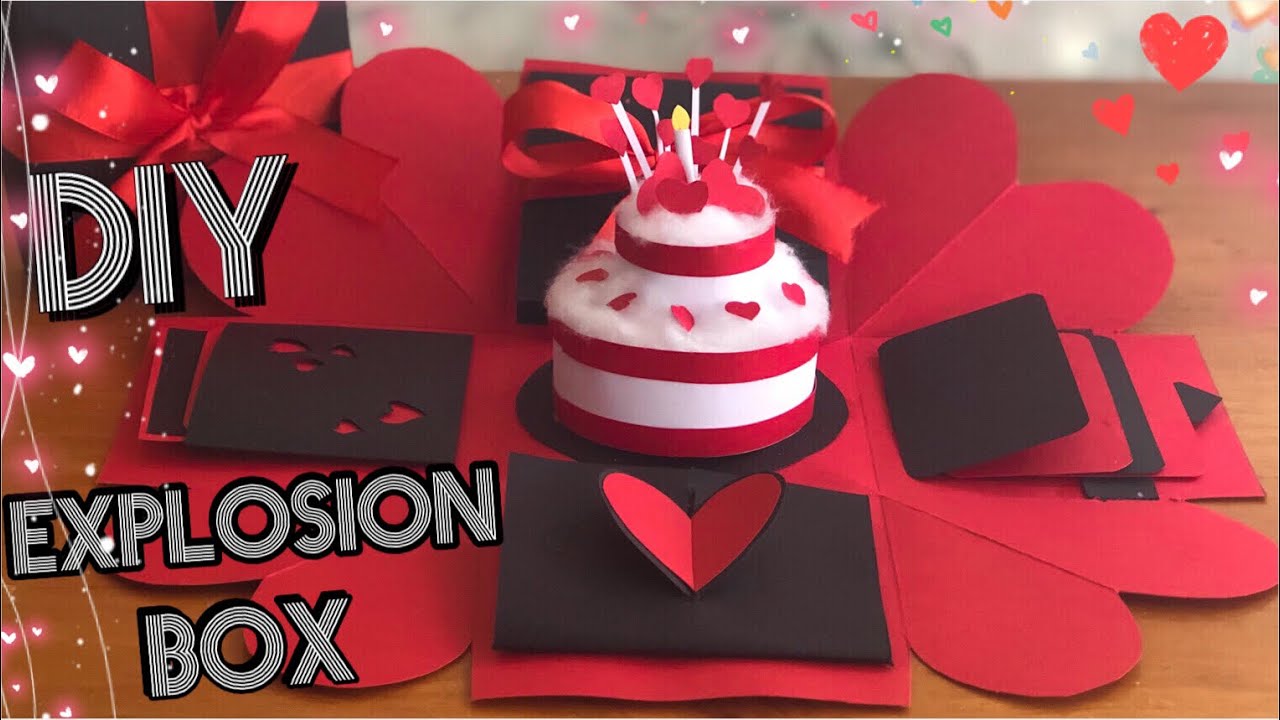DIY eplosion box for birthday | Explosion box tutorial for beginners | Easy tutorial