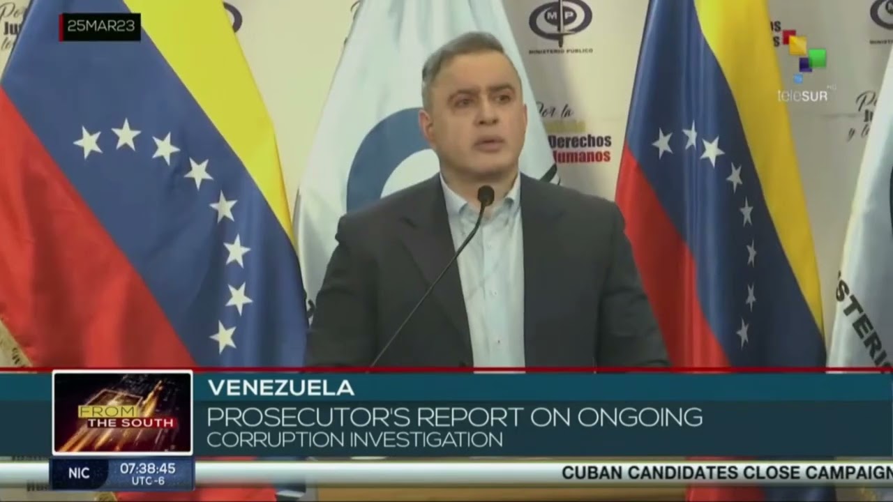 Venezuelan Prosecutor's office conducts anti-corruption investigation