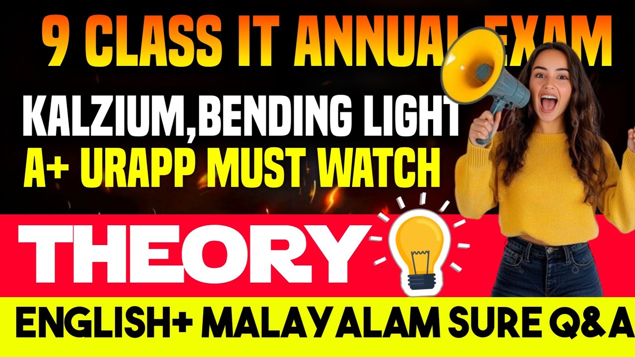 9th std It theory Questions and Answer 2026 / 9th std It Theory qnestion / Annual It examination2026