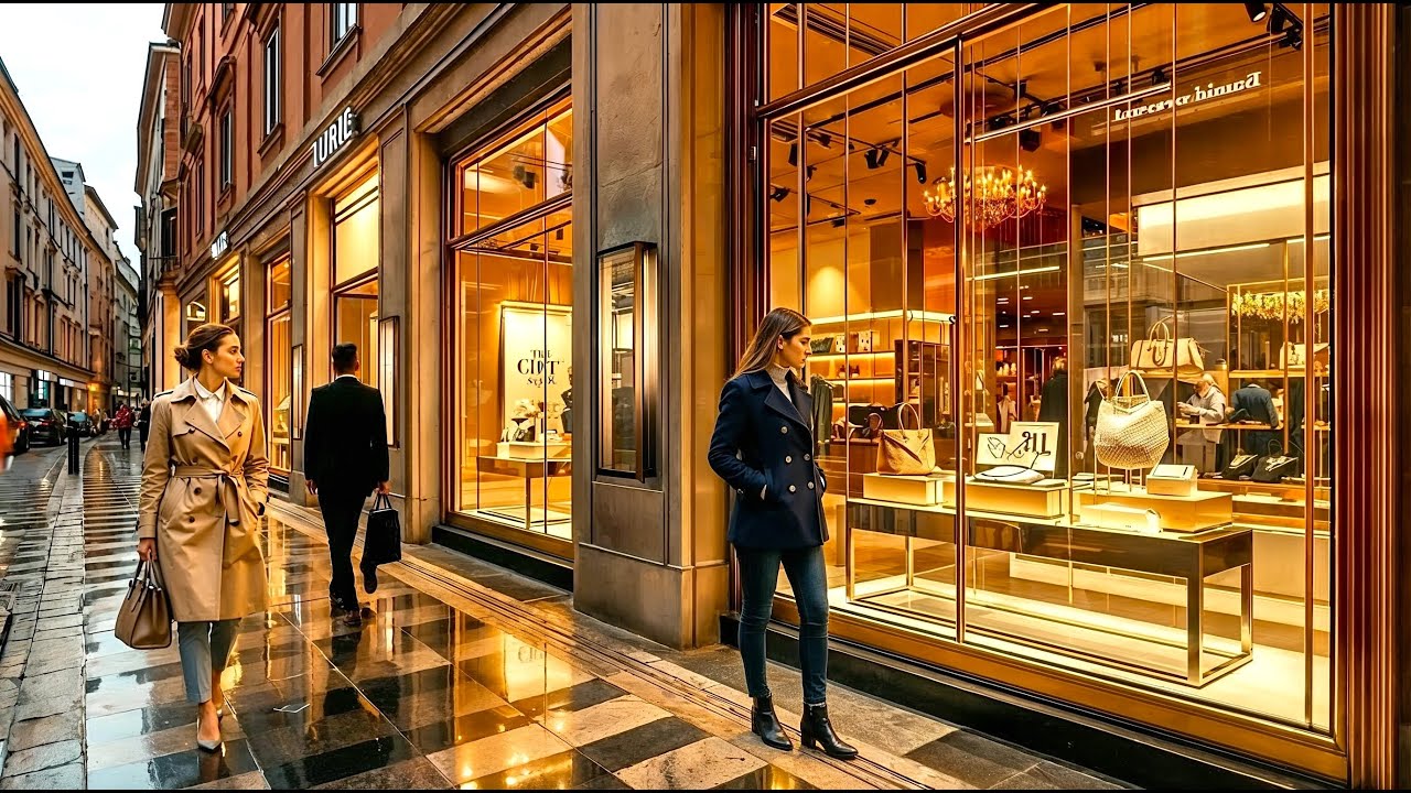 INSANE Luxury Brands in Turin Italy 🇮🇹 | High-End District Shopping Tour