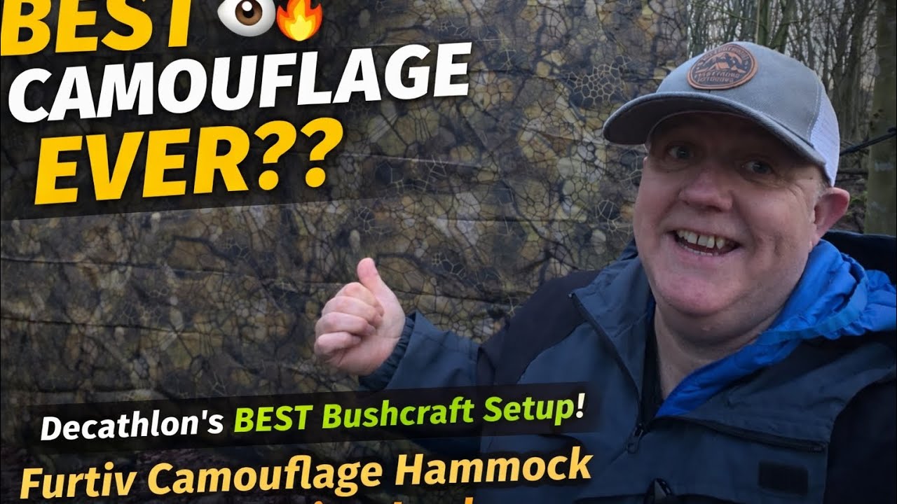 “Decathlon’s BEST Bushcraft Setup?! Furtiv Camouflage Hammock & Tarp First Look 