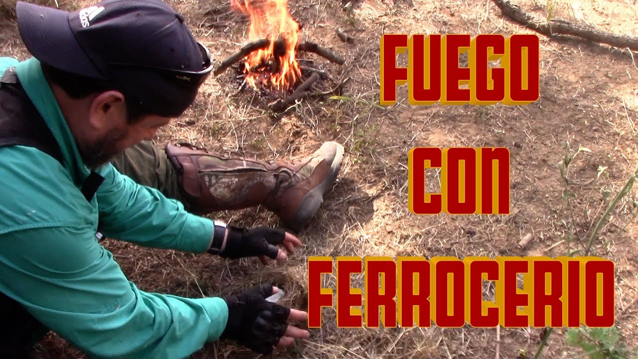 33 MANERAS DE PRENDER UNA FOGATA * Fuego con Ferrocerio ( 2/33)