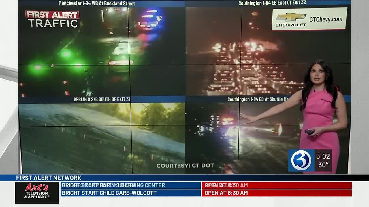 Icy conditions trigger multiple crashes on highways