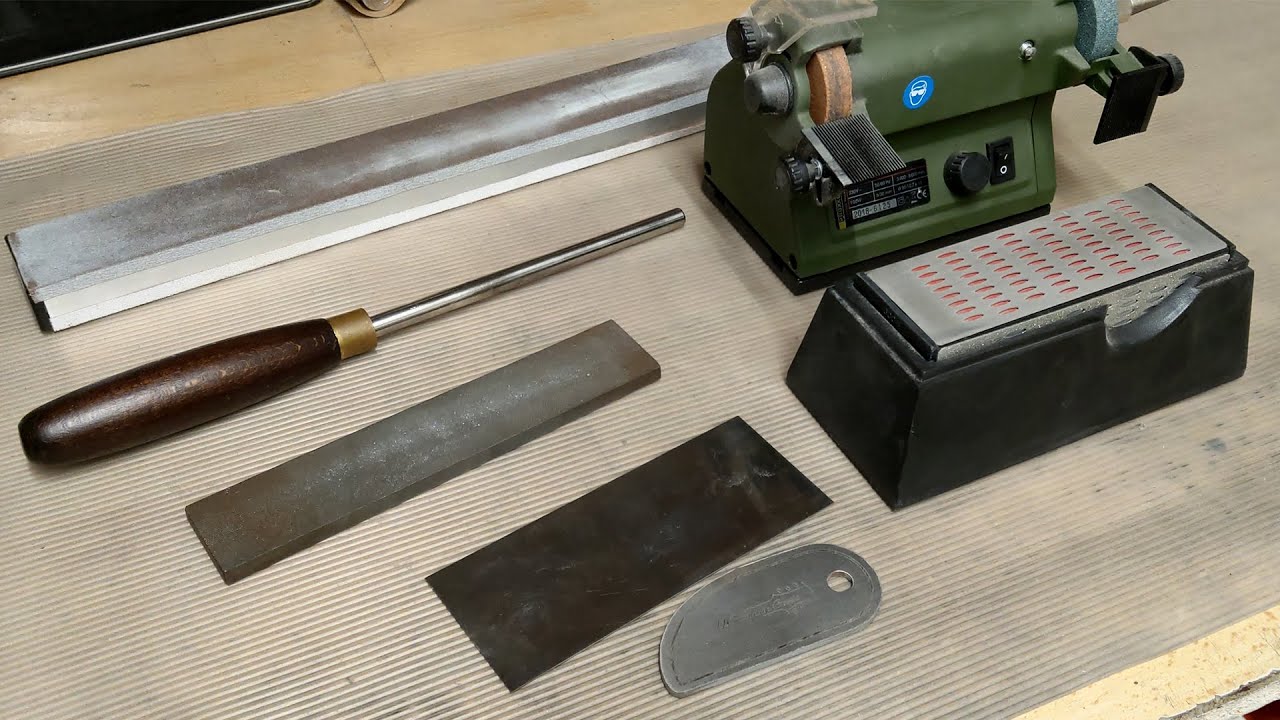 Burnishing (sharpening) cabinet scrapers