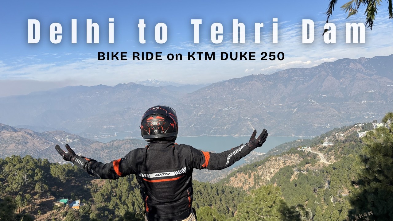 Delhi to Harsil on KTM Duke 250 EP-01 | Day 1 Tehri Dam || #ktmduke250 #tehridam #harsil #motovlog 
