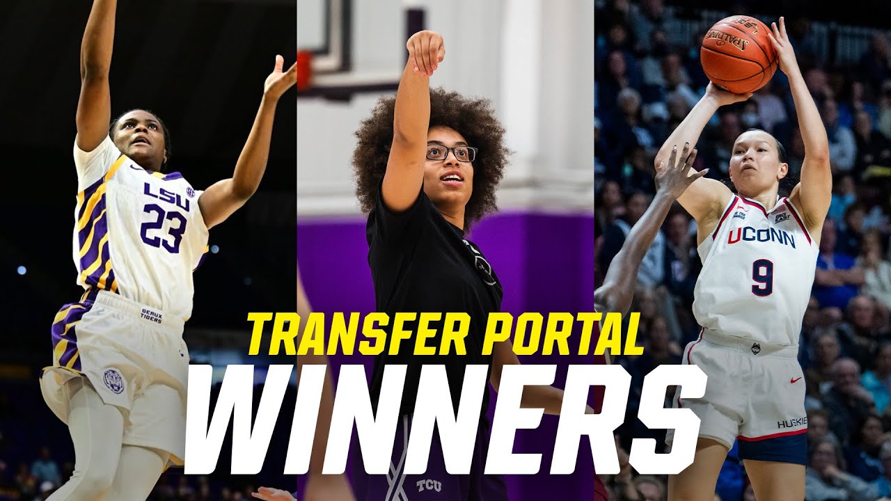 Teams that won the women's basketball transfer portal