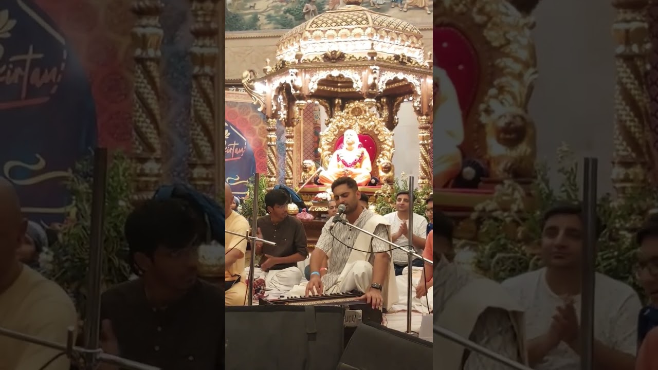 Hare Krishna Kirtan by Baladev Prabhu at ISKCON NVCC Temple Pune #iskcon #harekrishna #kirtanmela