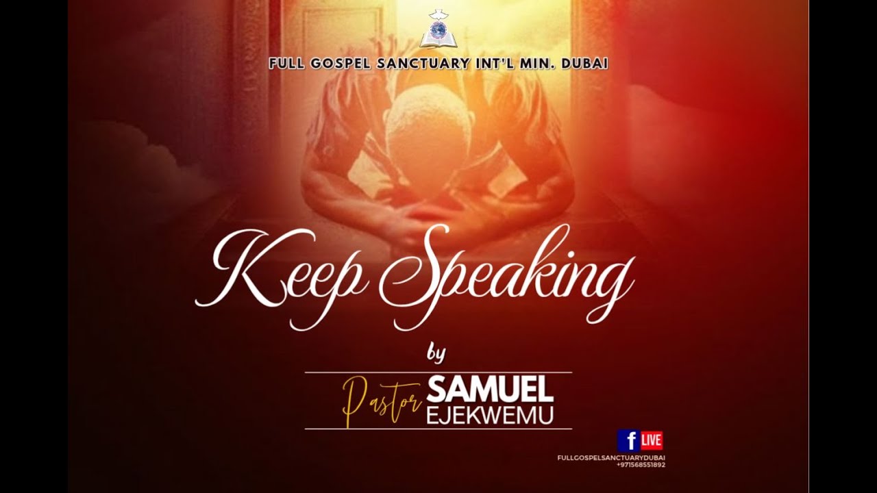 Full Gospel Sanctuary Live Stream I Keep Speaking
