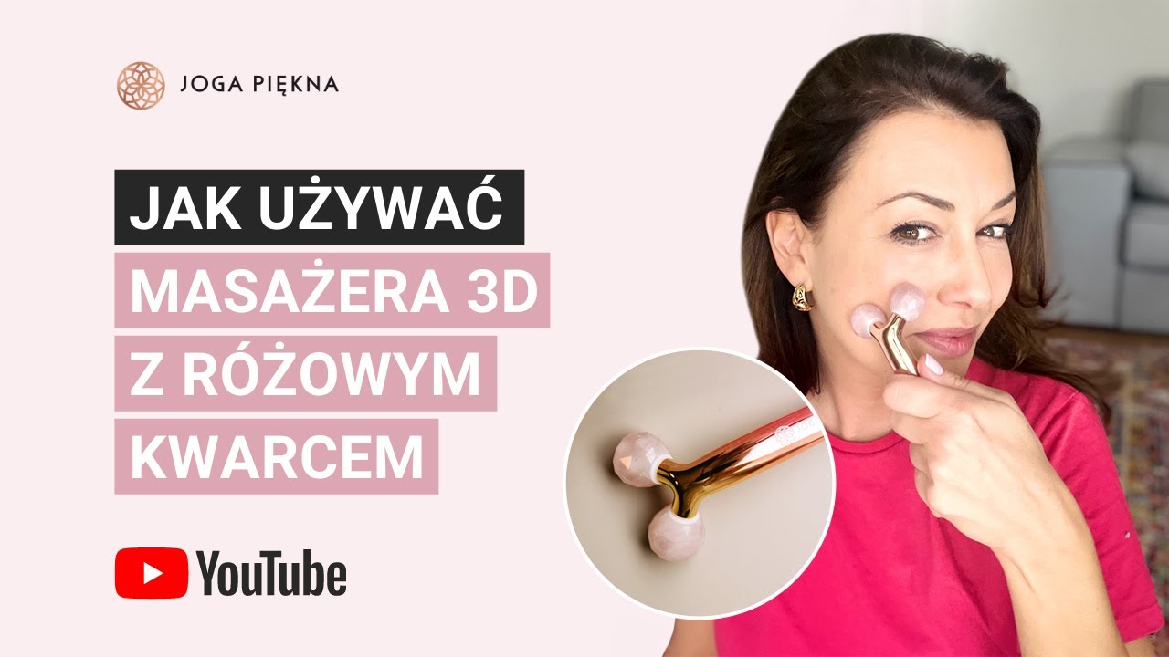 Jak używać masażera 3D z różowym kwarcem I Joga Piękna