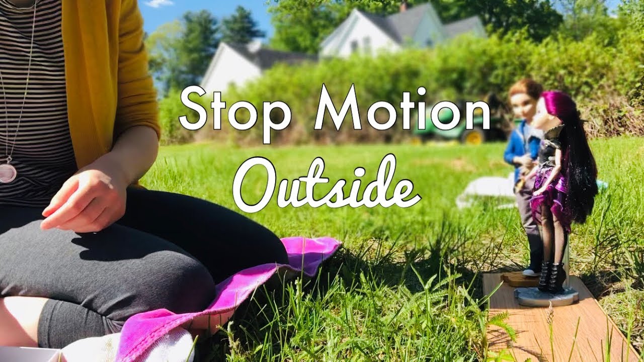 How to Make a Stop Motion OUTSIDE! ☀️ | Behind the Scenes / Vlog