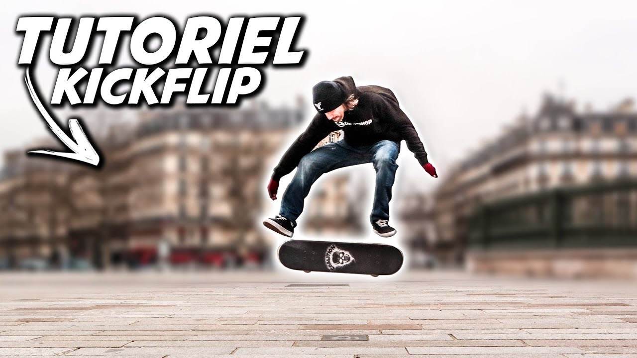 COMMENT FAIRE UN KICKFLIP FACILEMENT EN SKATEBOARD !  TUTO FACILE #11