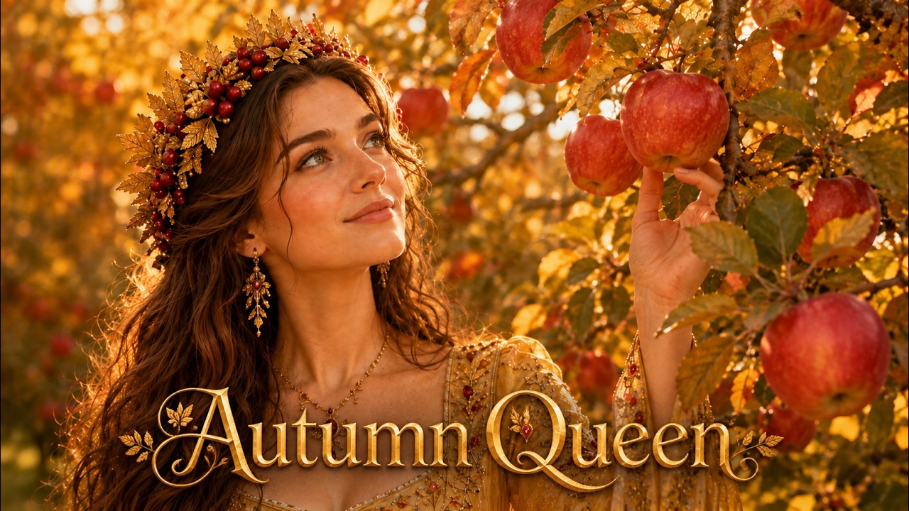 Autumn Queen | Autumn Fantasy Folk Music | 4K Music Video