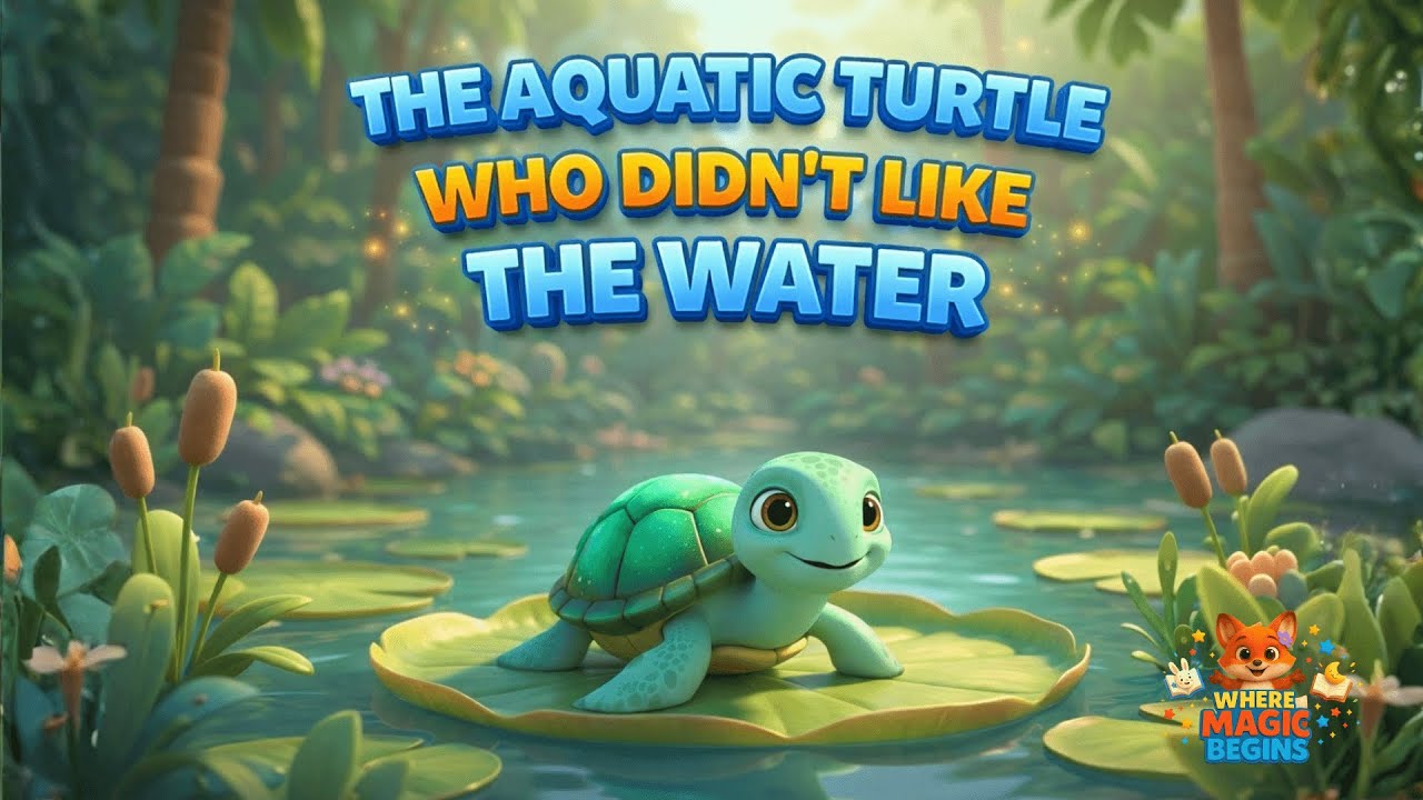 The Turtle Who Dind´t Like The Water - Children's Story #childrensstory #bedtimestories