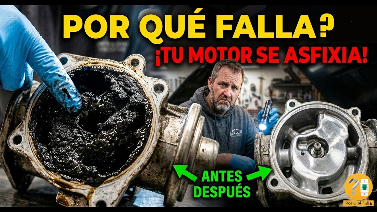 Por qué falla: ¡Tu motor se está ASFIXIANDO! 😱 Limpieza de EGR y Admisión Paso a Paso 🛠️💨