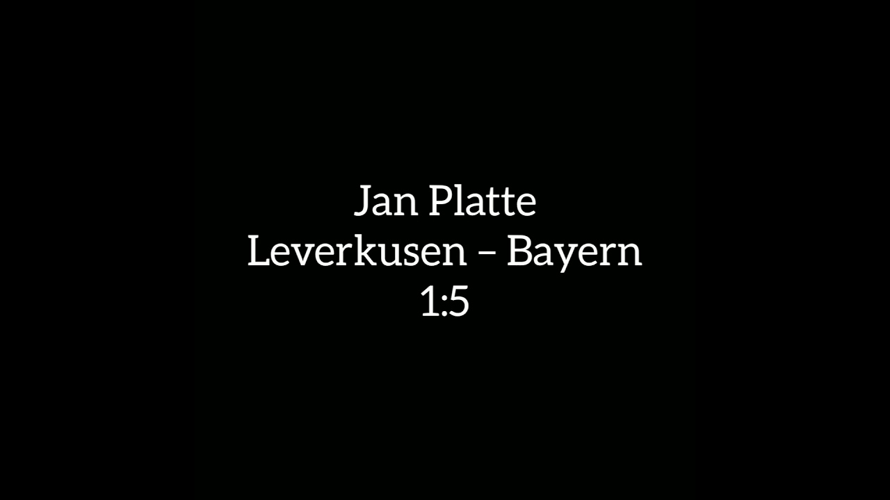 Jan Platte kommentiert Leverkusen &ndash; Bayern | Endstand: 1-5