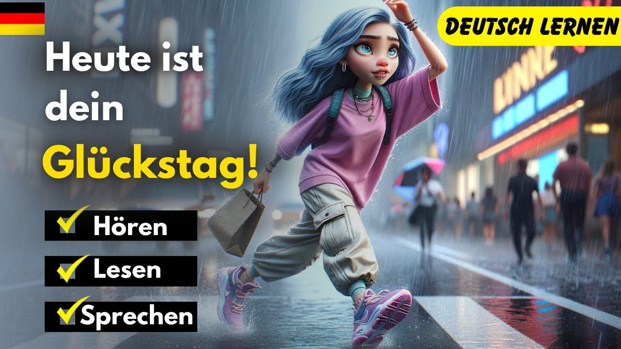 Der Glückstag | Deutsch Lernen | Hören & Sprechen | Geschichte & Wortschatz
