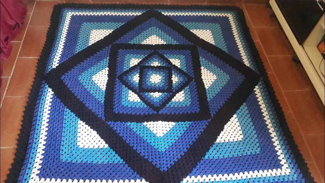 passo a passo tapetão  caleidoscópio parte1