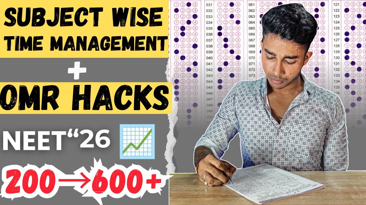 Ep 03: Mastering Mock Tests | Time Management + OMR Hacks for NEET