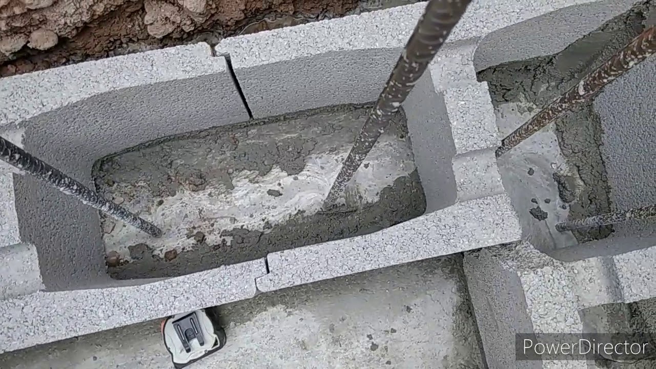 Crear muro con bloque de hormigón paso a paso
