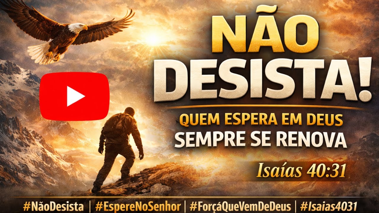 Se você está cansado, esse vídeo é pra você #NaoDesista #EsperarEmDeus #DeusRenova #FeQueSustenta