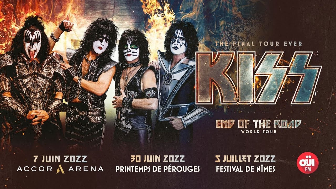 KISS -End of the road world tour- Accor Arena Paris- 07/06/2022