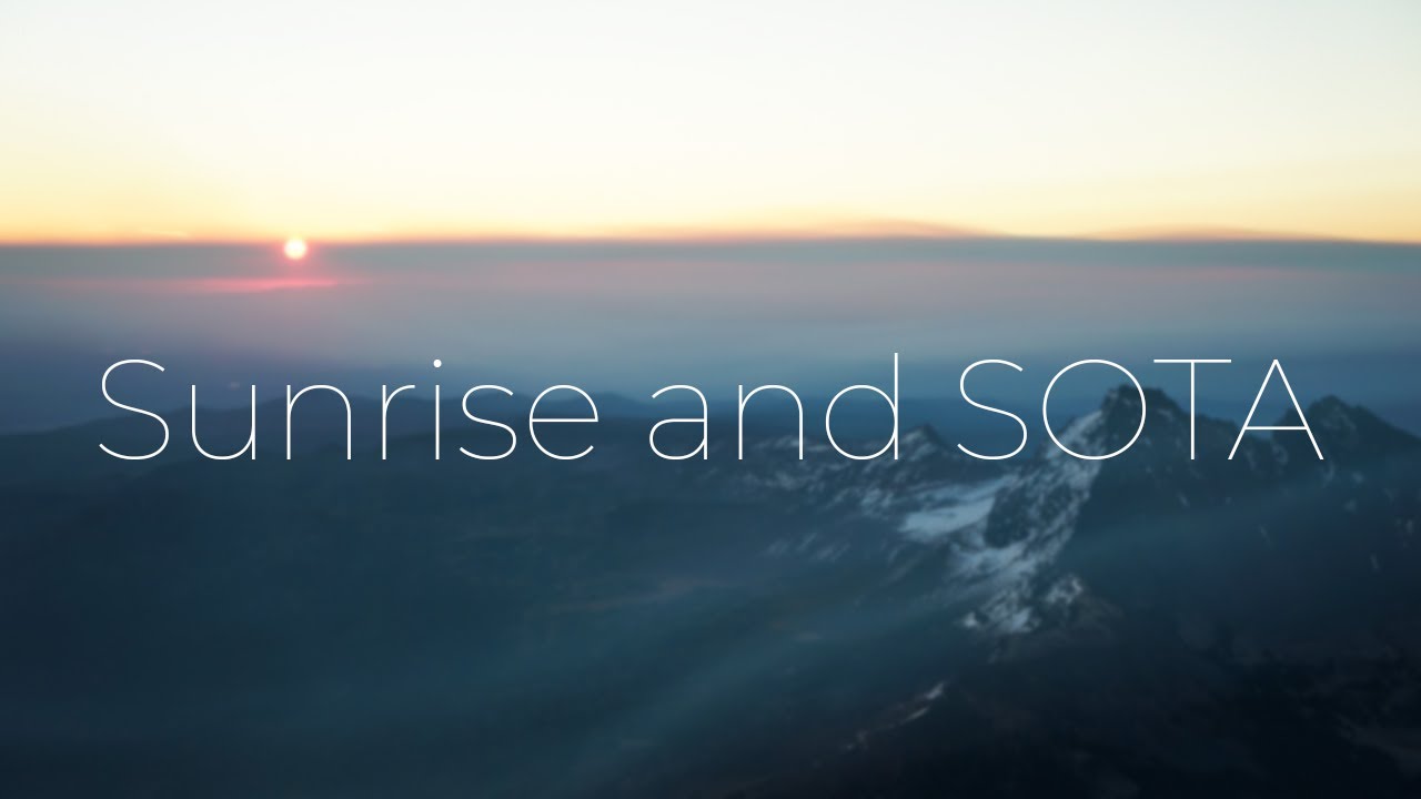 South Sister SOTA | Volcanoes on the Air | Windy Overnight Activation