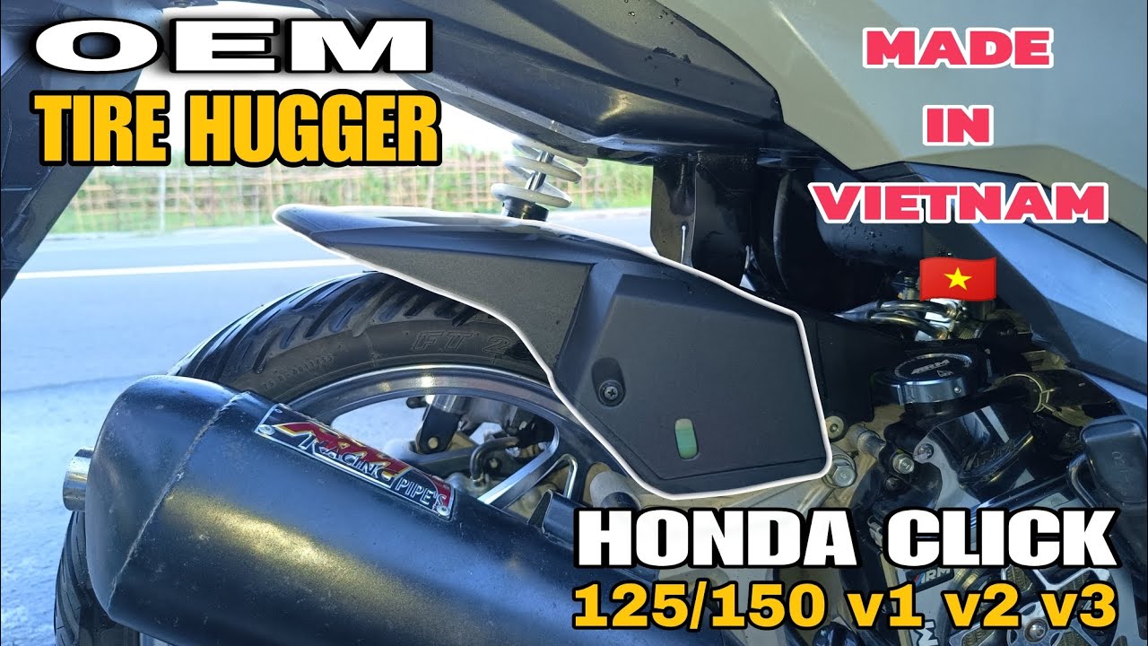 Paano Mag Install ng OEM Tire Hugger sa Honda Click 125/150 v1 v2 v3 v4 - Full Tutorial Guide 🇵🇭🇮🇩🇻🇳