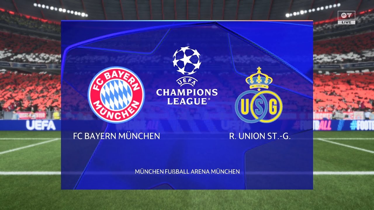 Bayern München vs Union Saint-Gilloise | Champions League | EA SPORTS FC 26 Simulation