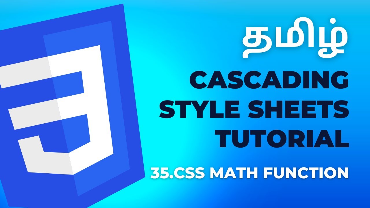 #35 CSS Math Function | Cascading Style Sheets Tutorial | தமிழ்