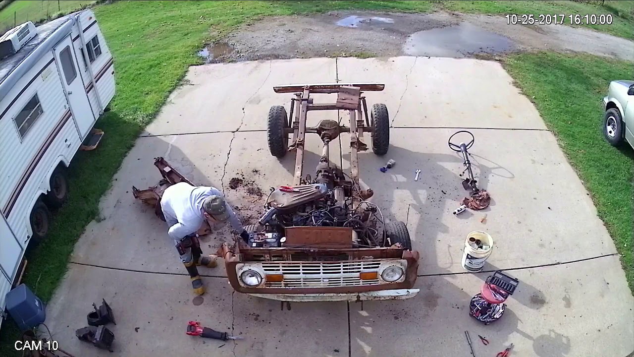 73 Bronco Teardown (time lapse)