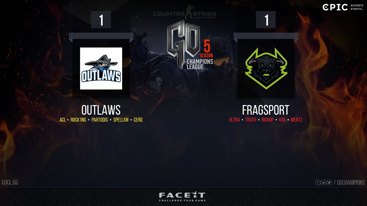 [EN] Outlaws vs. Fragsport (Map 3) @GOCL S5