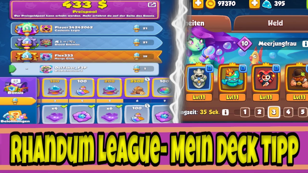 Rush Royale: Rhandum League gestartet I Meine Deck Tipps