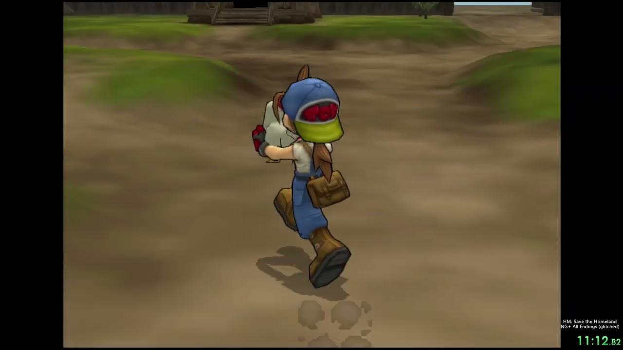 All Endings in 4:13:39 - Harvest Moon: Save the Homeland NG+ speedrun (glitched)