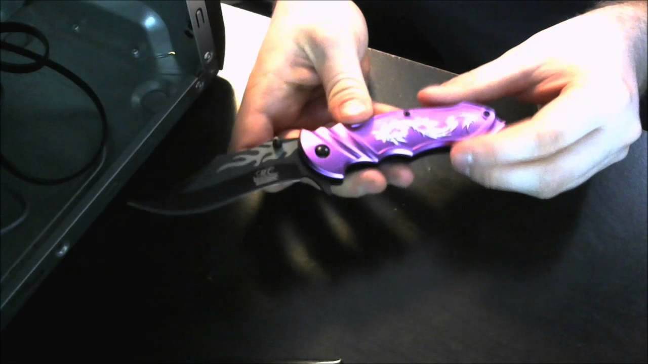 Masters Collection Ballistic purple rescue knife review