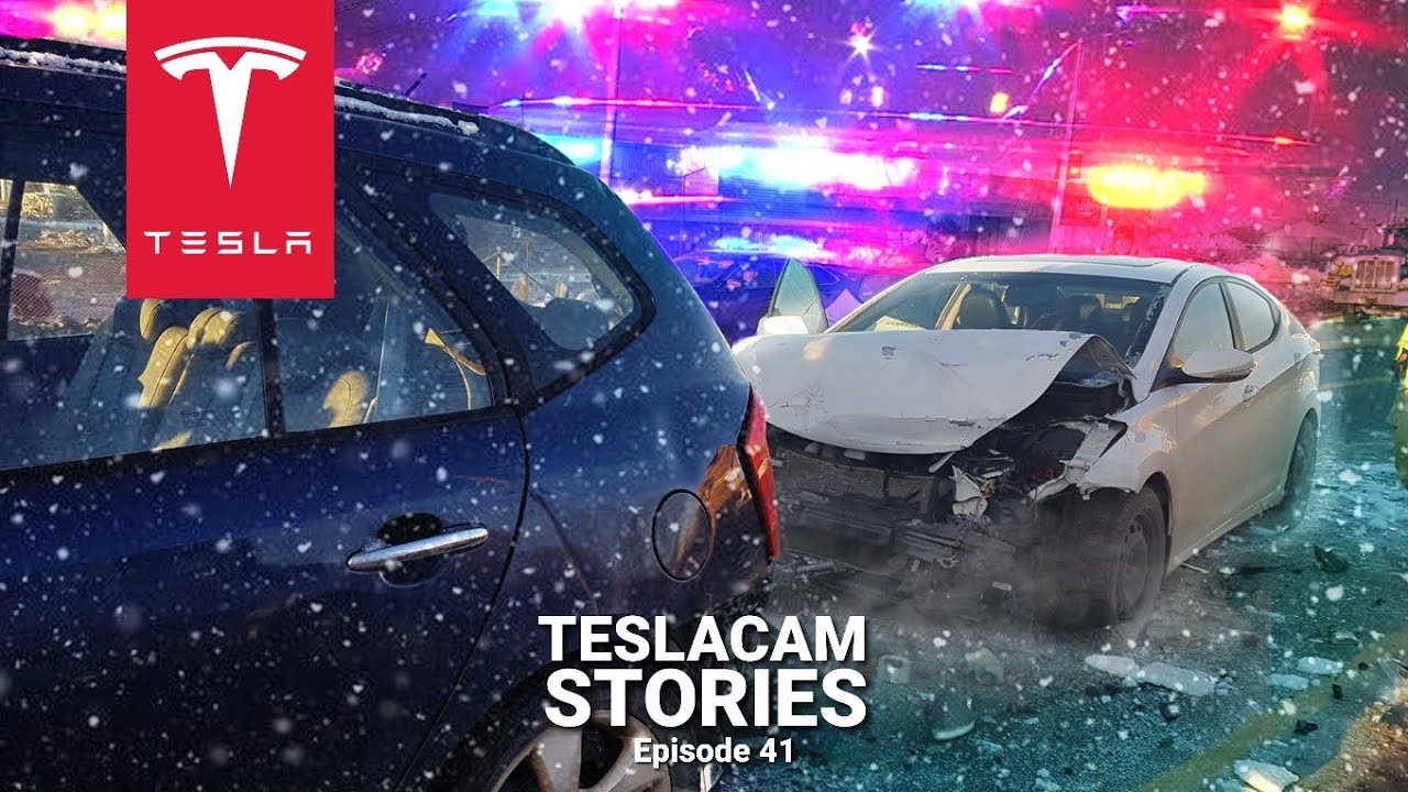 TESLA + SNOW = CRASHES | TESLACAM STORIES #41