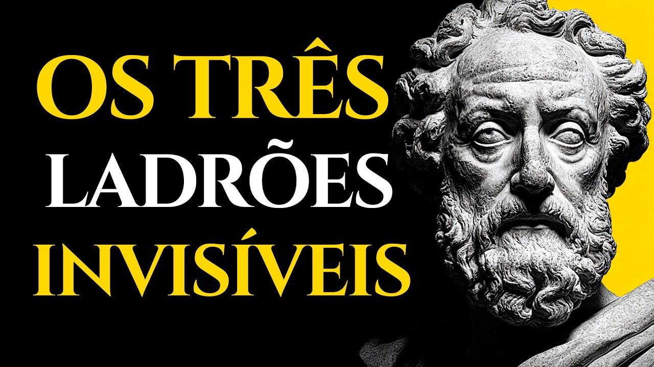 Os 3 Ladrões Que Sugam Sua Energia (Estoicos Eliminam em Silêncio) | ESTOICISMO 🏛️