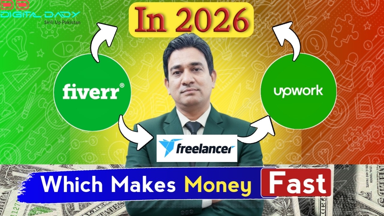 Fiverr vs Upwork vs Freelancer 2026 - Which One Helps Freelancers and Beginners Make Money Fastest