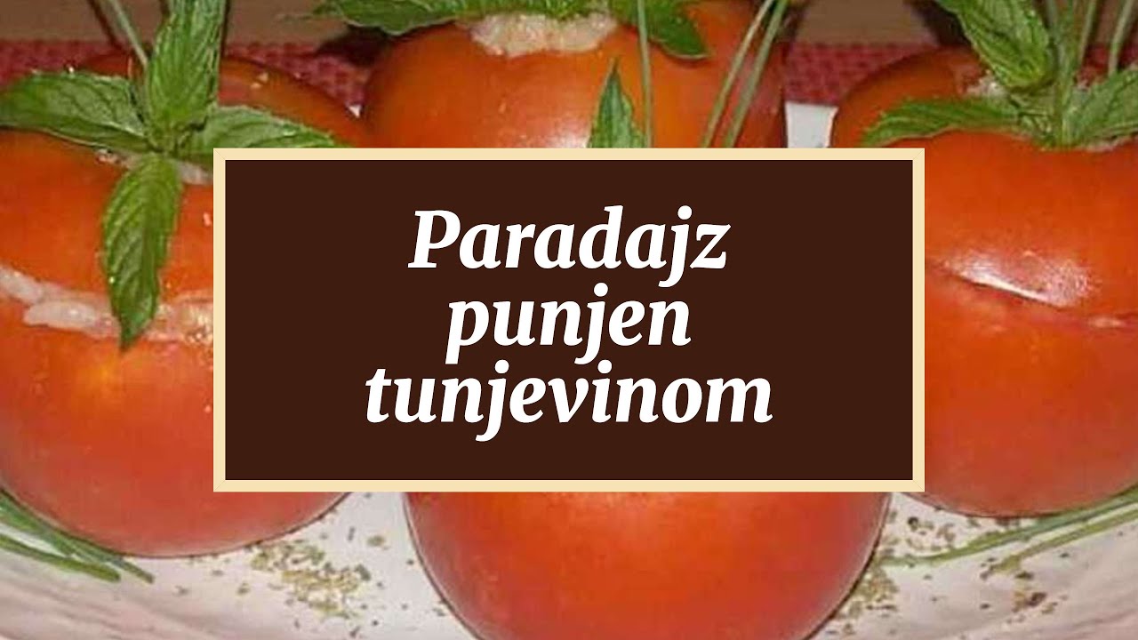 Paradajz punjen tunjevinom